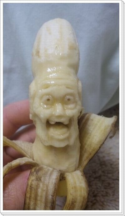 Креативні роботи, зроблені і бананів (9 фото)