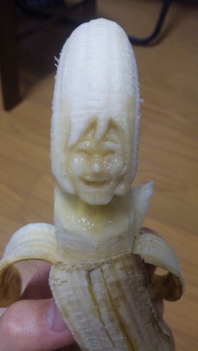 Креативні роботи, зроблені і бананів (9 фото)