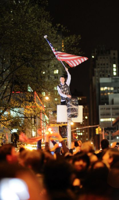 Америка святкує смерть Осами бін Ладена (40 фото)
