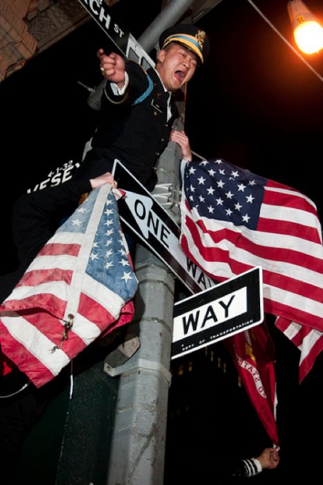 Америка святкує смерть Осами бін Ладена (40 фото)