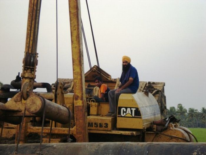 Будівництво газопроводу в Індії (37 фото)