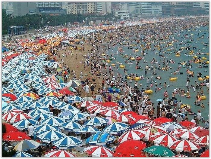 Пляж в Південній Кореї (12 фото)