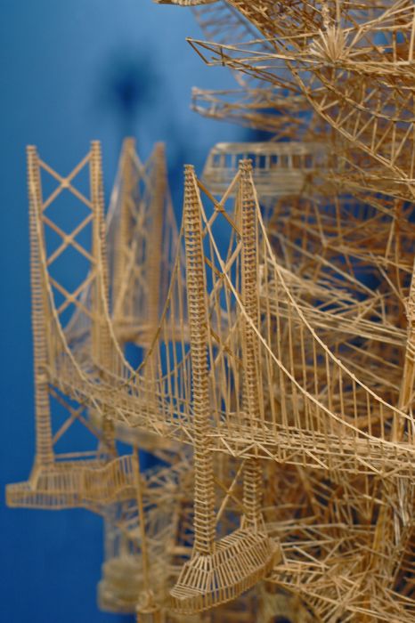 Дивовижна скульптура з 100 000 зубочисток (25 фото + відео)