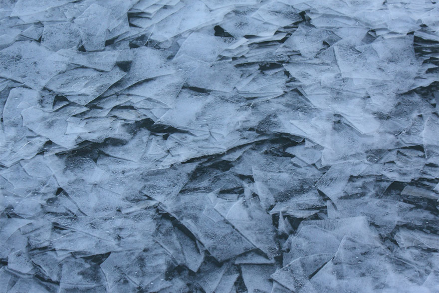Красивые фото замерзшего озера Мичиган 