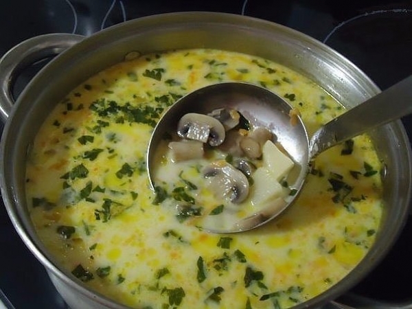 Грибной сливочный суп - вот самый лучший рецепт 