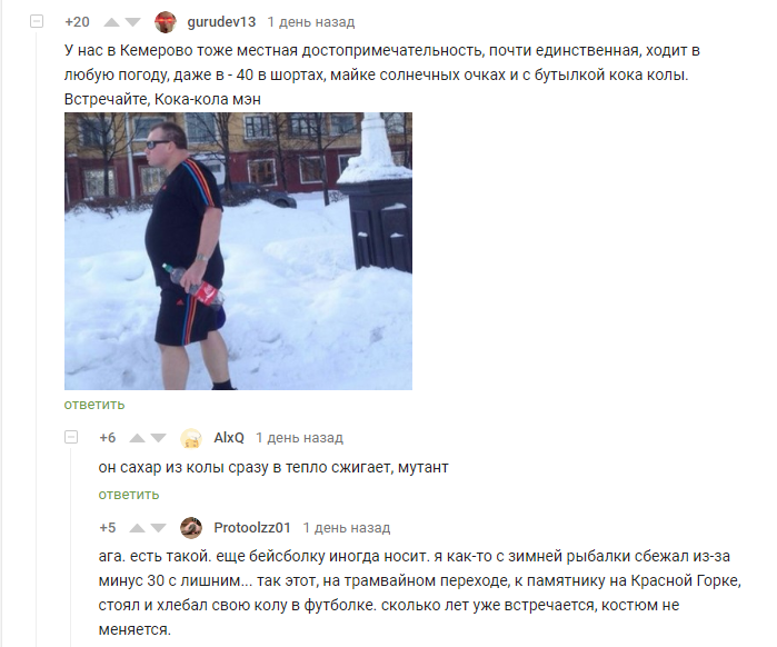 Мамин сибиряк: мужчина в шортах на заснеженном аэродроме развеселил соцсети 