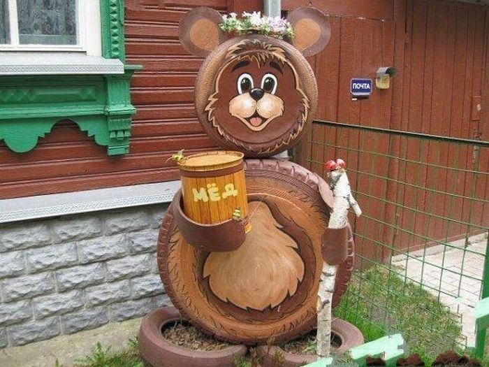 Друга життя для автомобільних шин (15 фото)