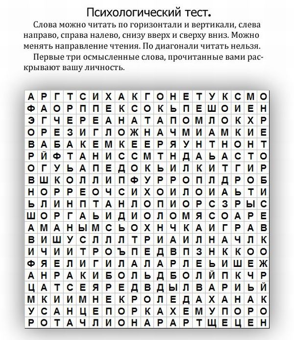 Дуже дивний тест (1 картинка)