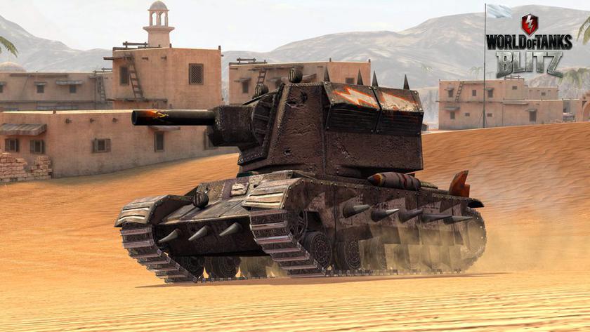 В World of Tanks Blitz добавят танк «Крушитель», созданный автором комиксов Tank Girl Action