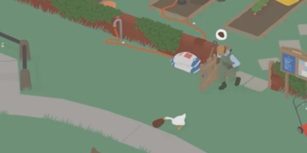 Смотрим 20 минут геймплея Untitled Goose Game Logic