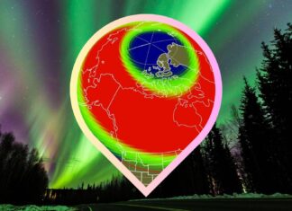 Northern Lights zal vanavond dansen in 21 Amerikaanse staten