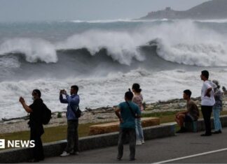 La tranquilidad antes de que Bavi llegue al este de Asia
